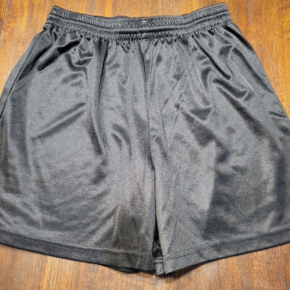 Black Kids Athletic Soccer Shorts